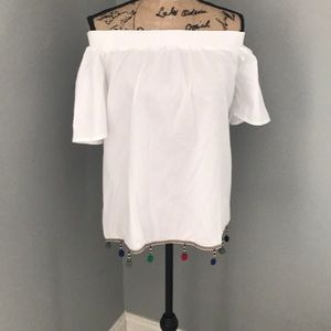 Off the shoulder shirt